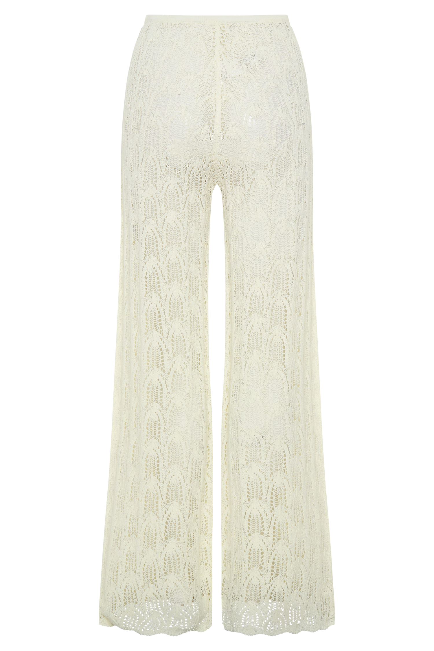 Glinda Ivory Crochet Pants