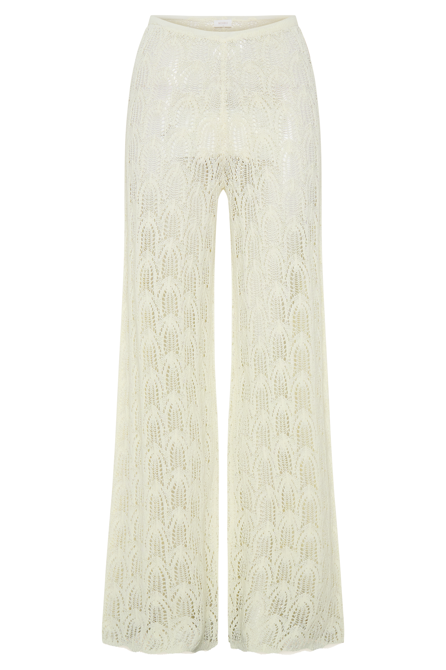 Glinda Ivory Crochet Pants