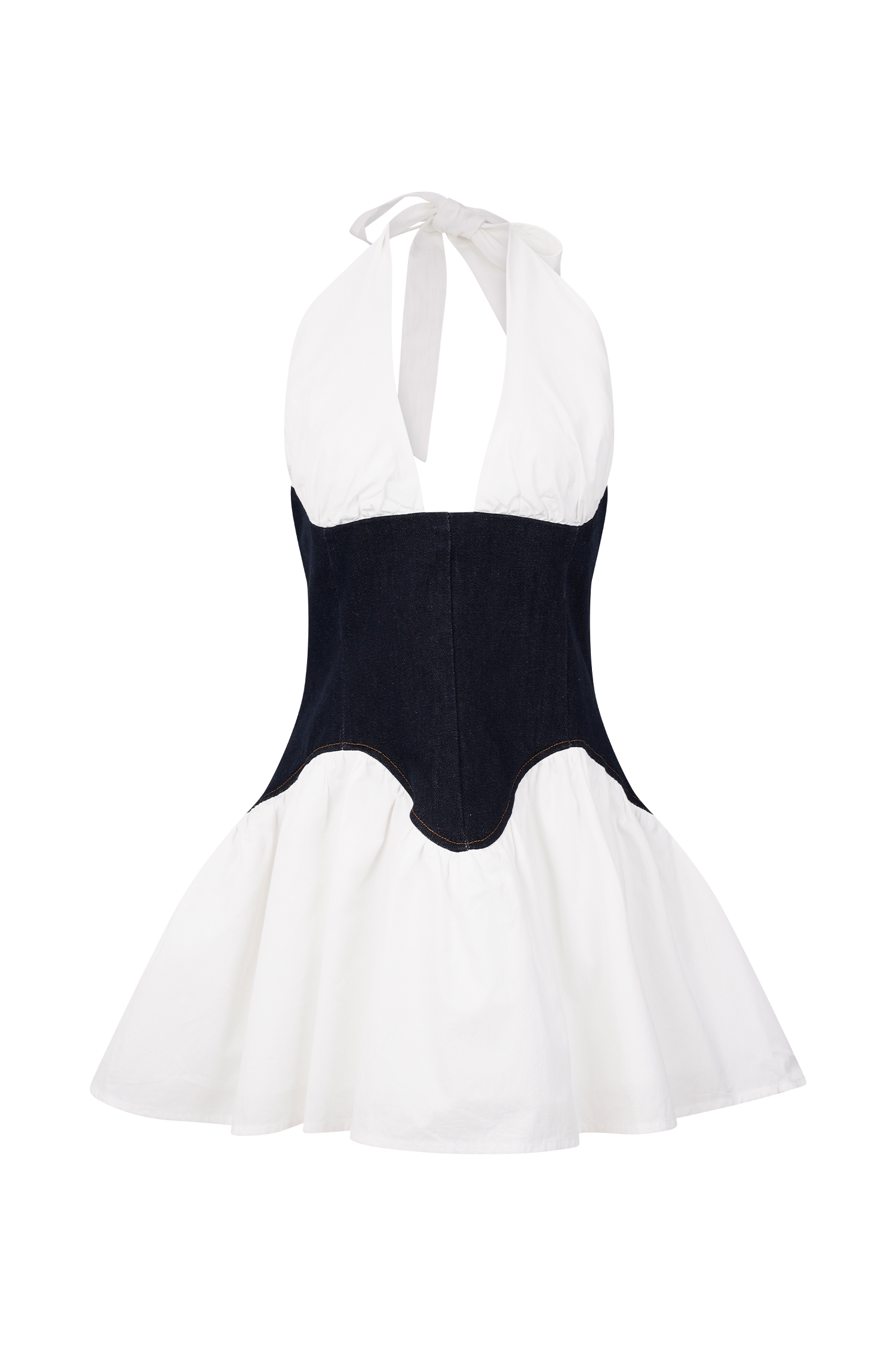 Merlyn Indigo Blue Denim Mini Dress