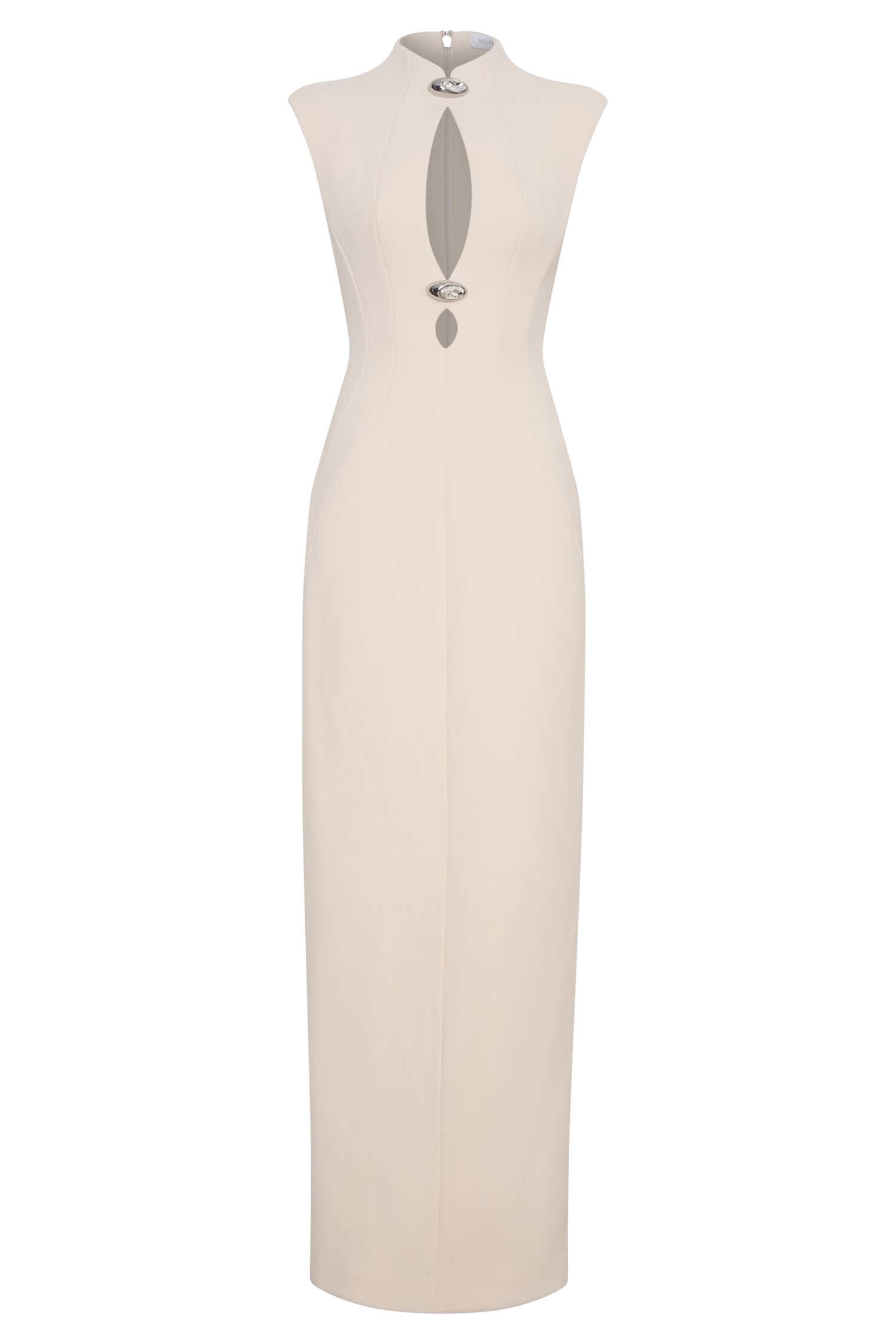 Michelle Buttercream Cut Out Maxi Dress
