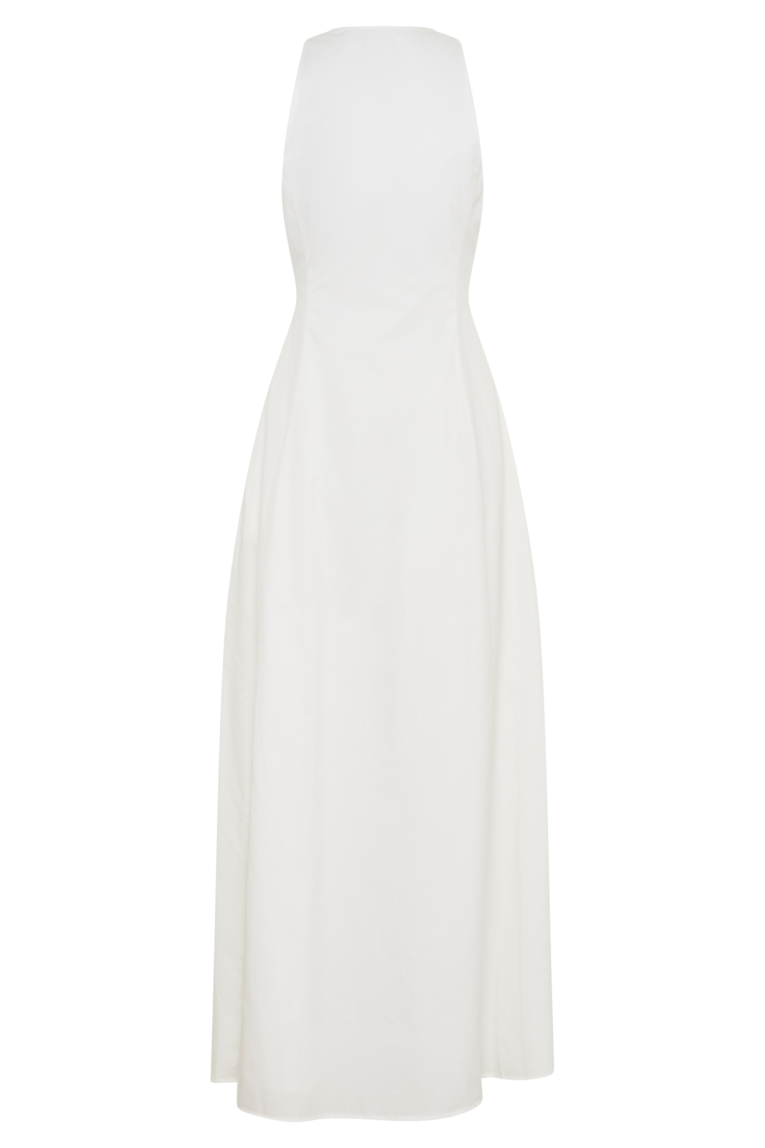 Cornelia Button Down Maxi Dress - White