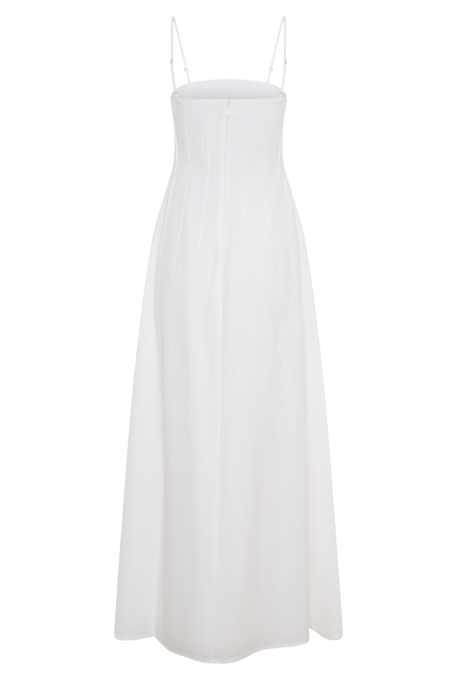 Sofie White Pintuck Maxi Dress