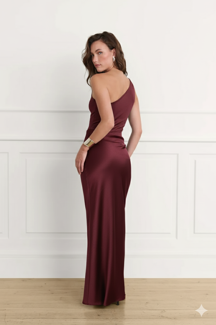 Raya Maxi dress in Maroon