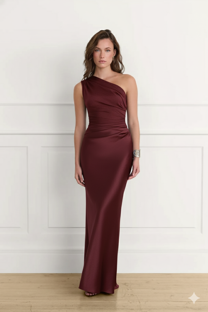Raya Maxi dress in Maroon