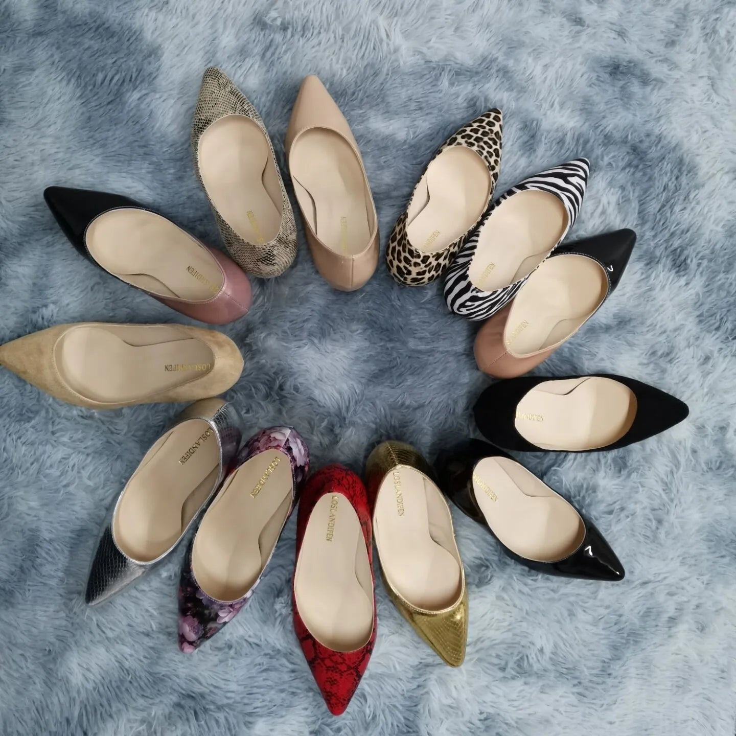 13 Style Classic Sexy Pointed Toe 9cm mid High Heels