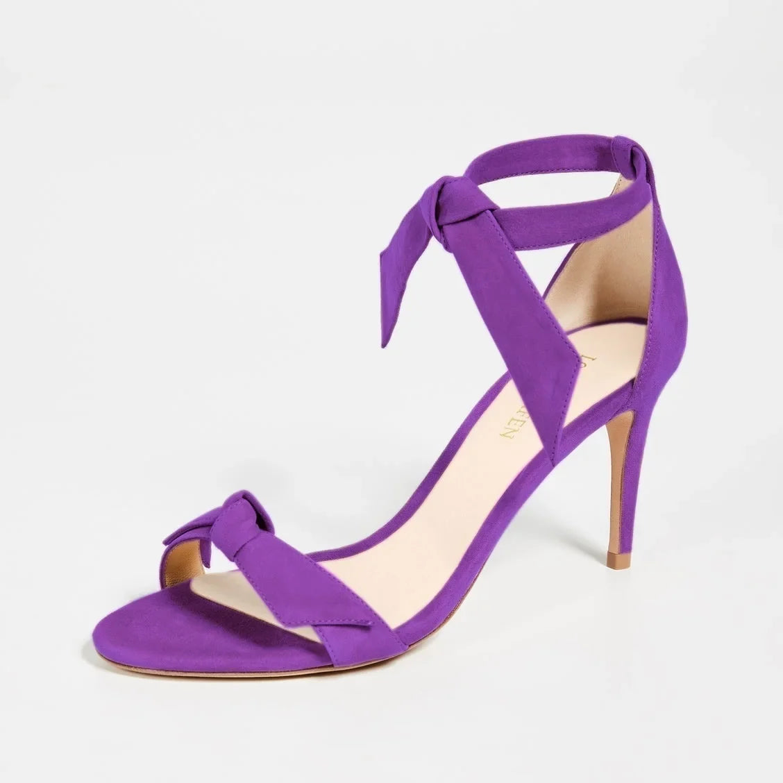 Open Toe Bow Ankle Strap Women Sandals