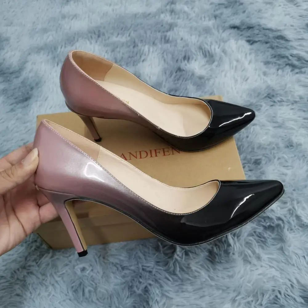 13 Style Classic Sexy Pointed Toe 9cm mid High Heels