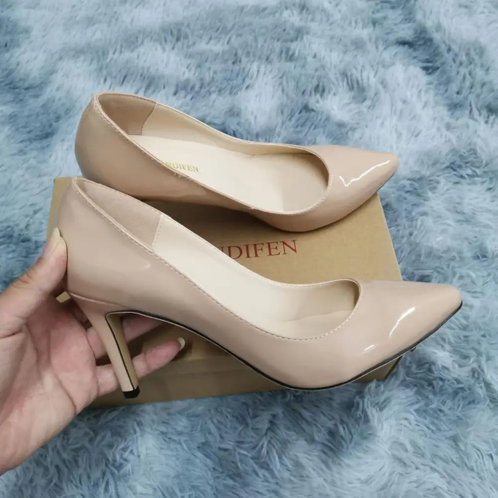 13 Style Classic Sexy Pointed Toe 9cm mid High Heels