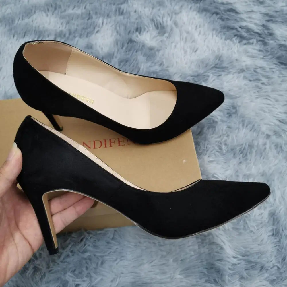 13 Style Classic Sexy Pointed Toe 9cm mid High Heels