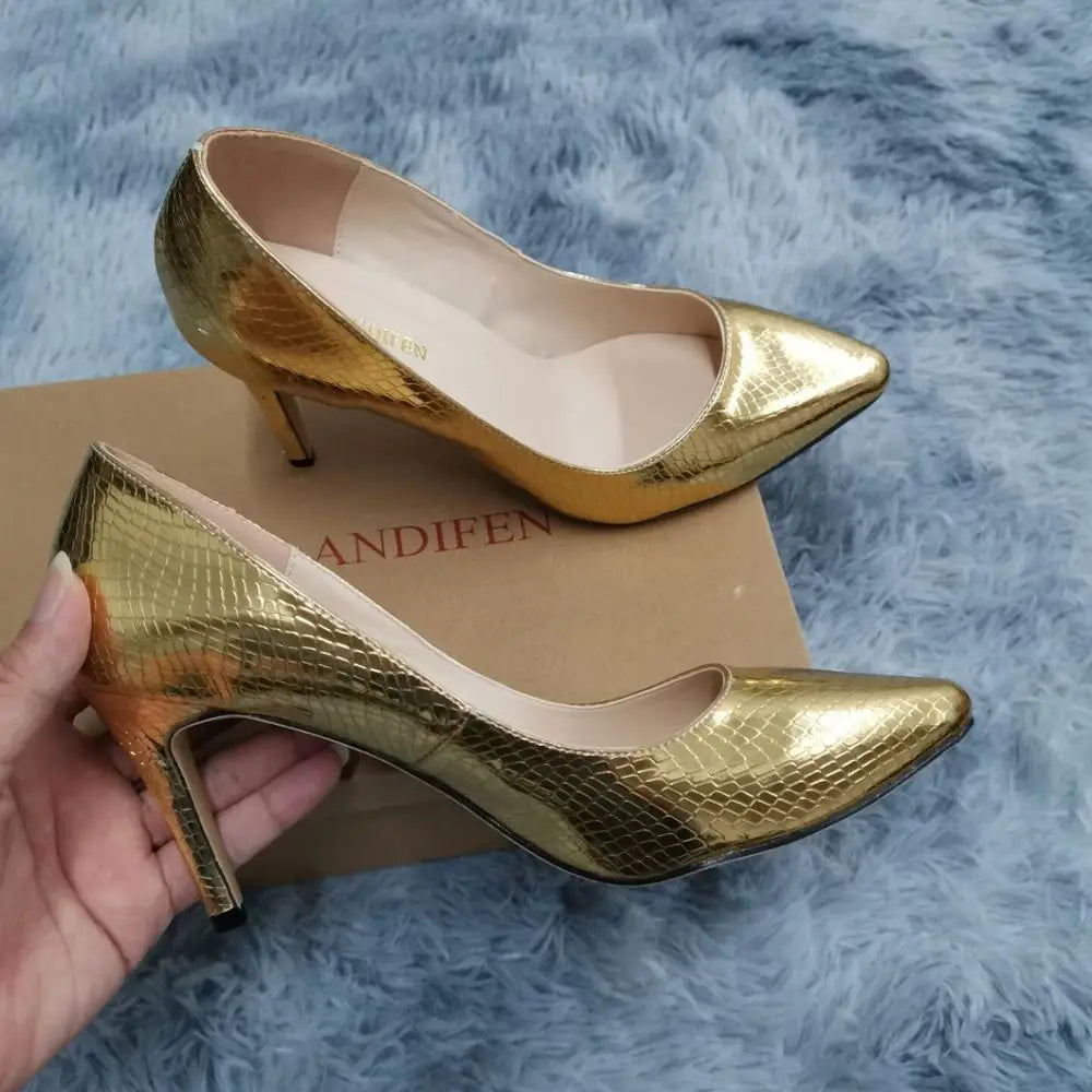 13 Style Classic Sexy Pointed Toe 9cm mid High Heels