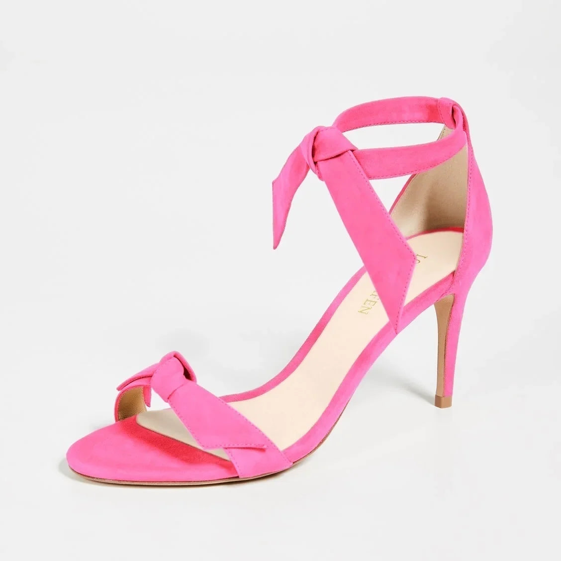 Open Toe Bow Ankle Strap Women Sandals