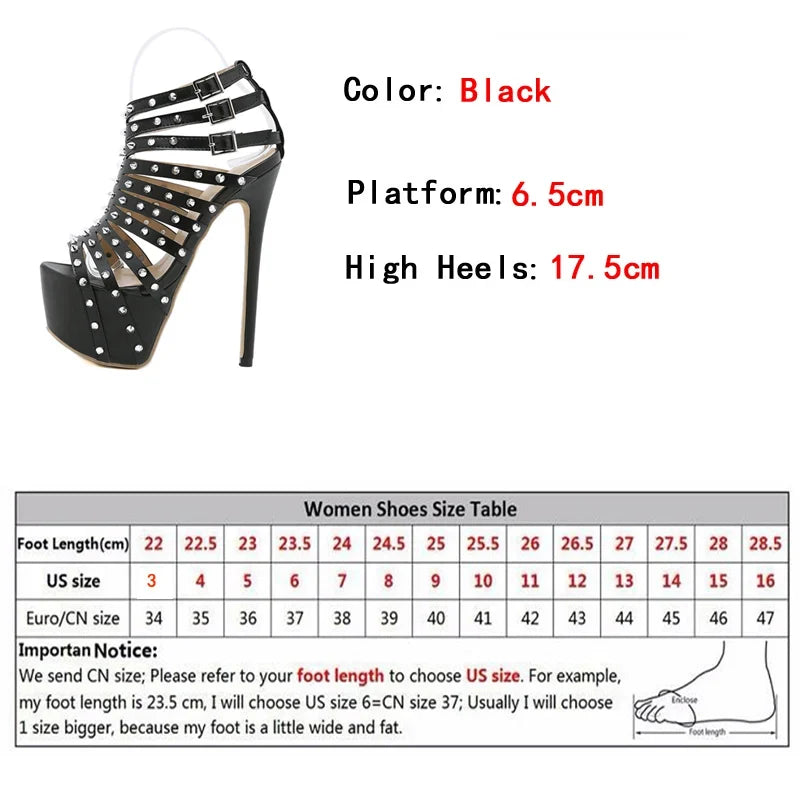 Summer Platform High Heels Sandals