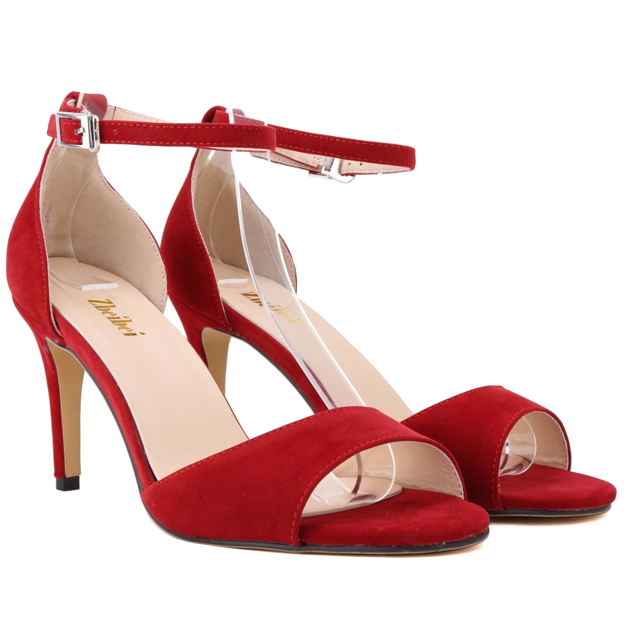 Faux Velvet Sandal Women Pumps