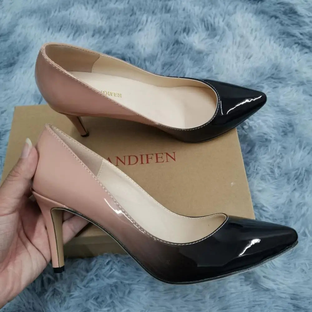 13 Style Classic Sexy Pointed Toe 9cm mid High Heels