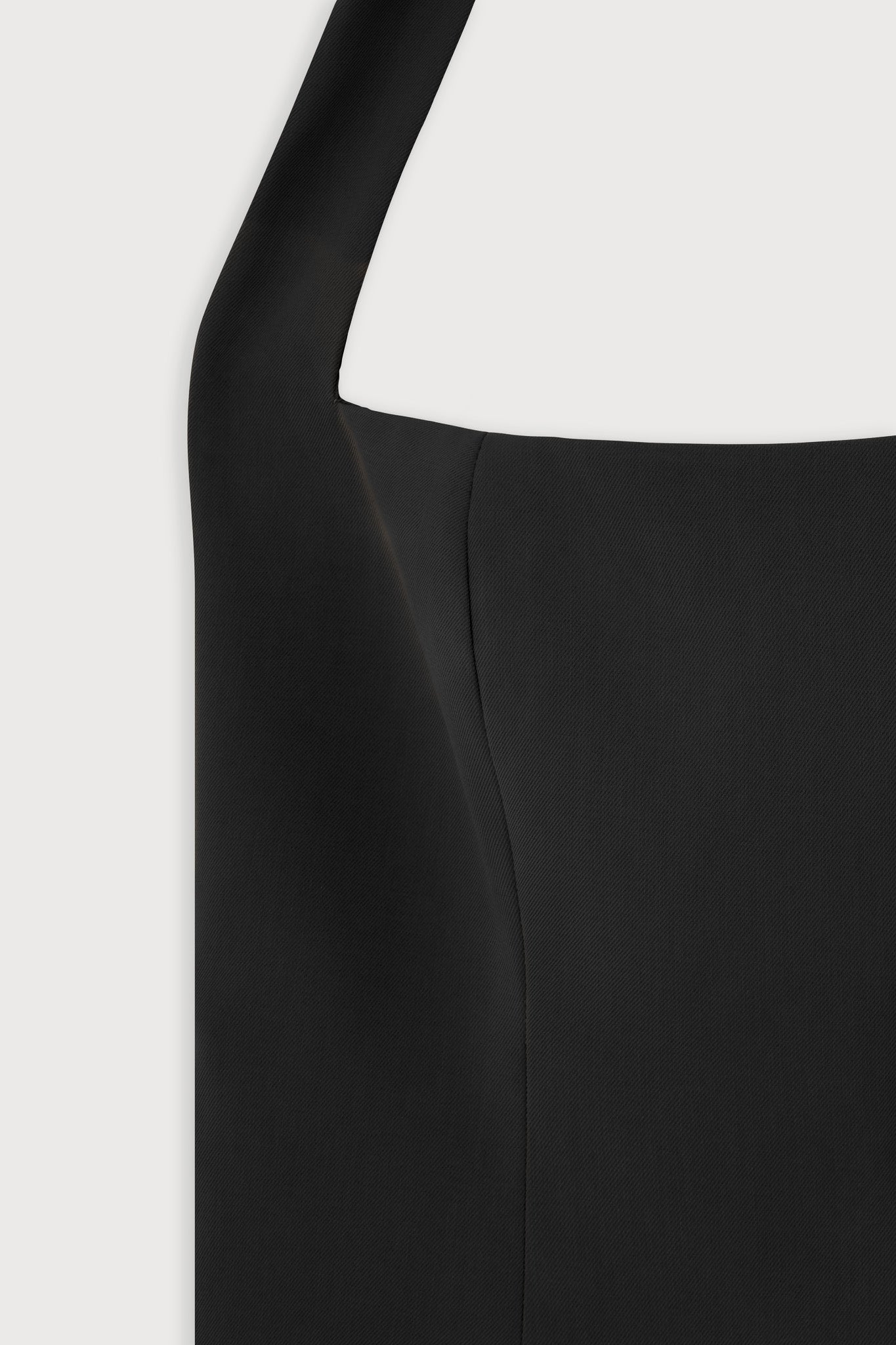 Classic Fitted Sleeveless Mini Evening Dress - Black