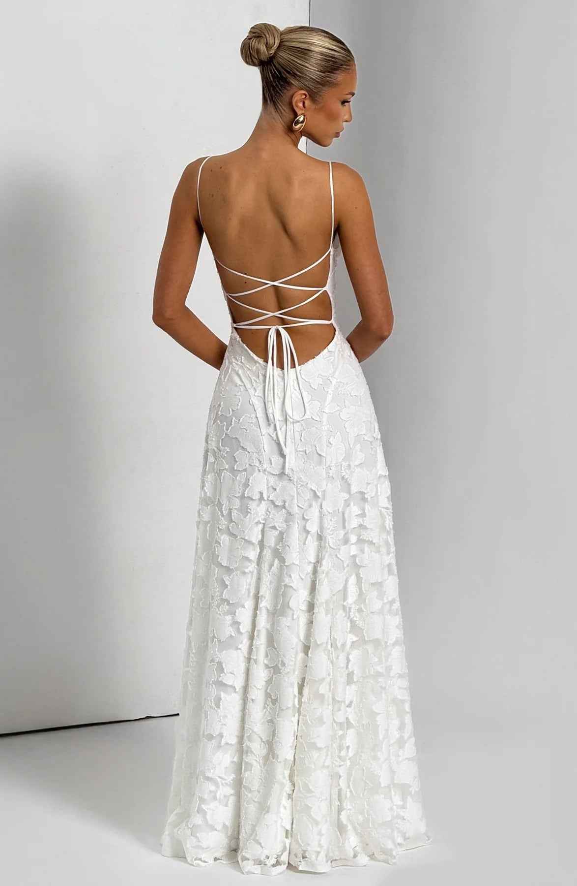 Women's Floral Sleeveless Maxi Wedding Guest Dress