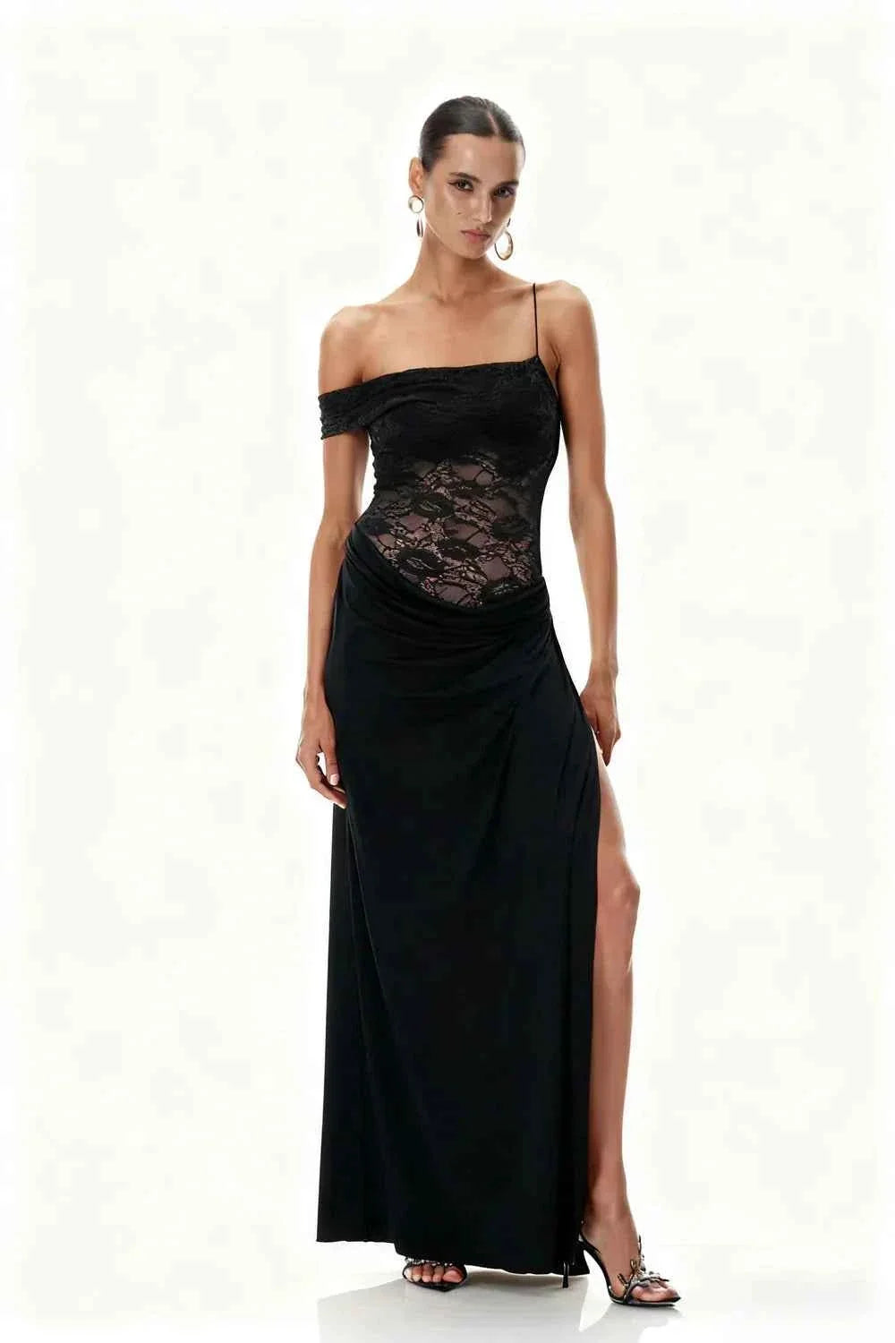Women's Elegant Lace Maxi Summer Dress