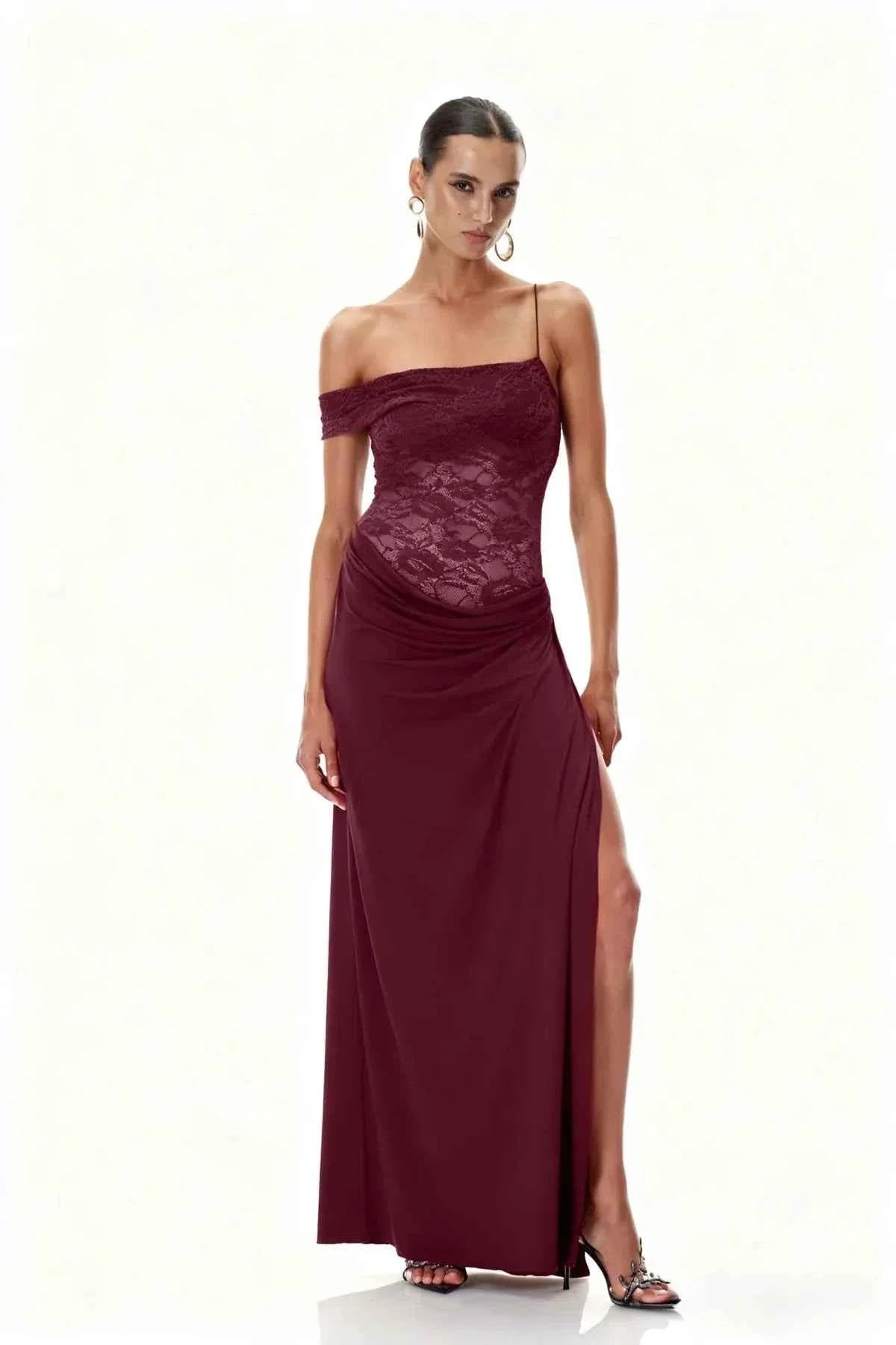Women's Elegant Lace Maxi Summer Dress