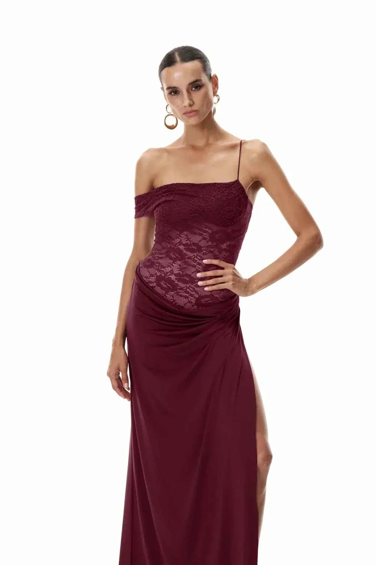 Women's Elegant Lace Maxi Summer Dress