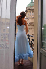 Women's Sleeveless Twirl Midi Prom Dress