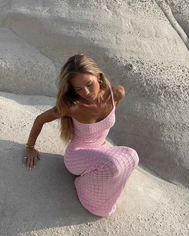 Women's One-Strap Summer Vacation Two-Piece Set