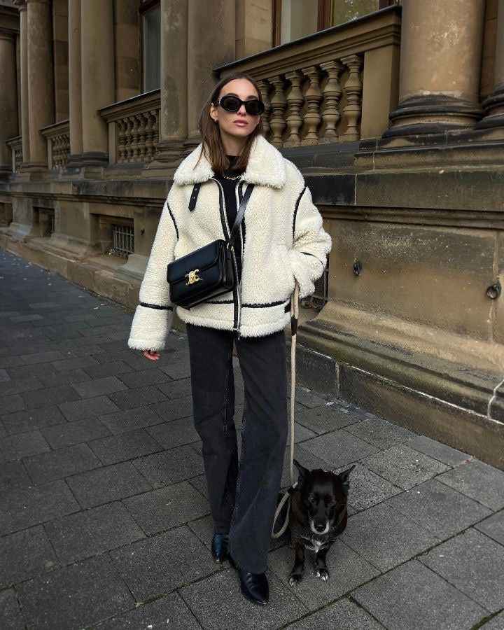 Women's Oversized Teddy Jacket