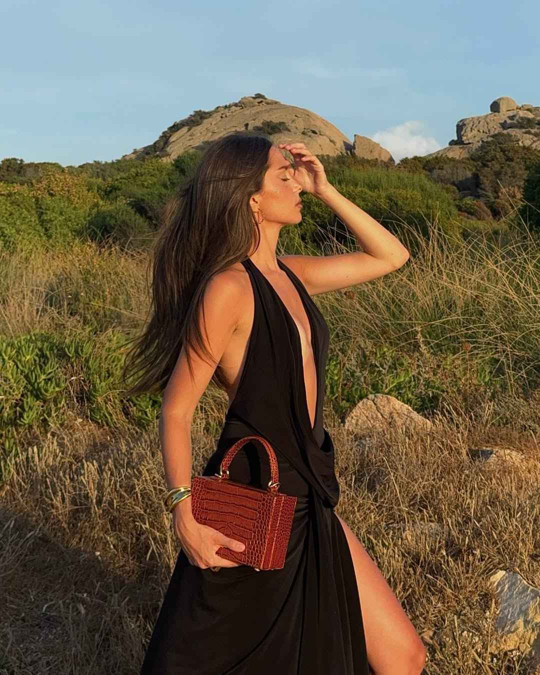 Women's Halter Backless Maxi Summer Dress