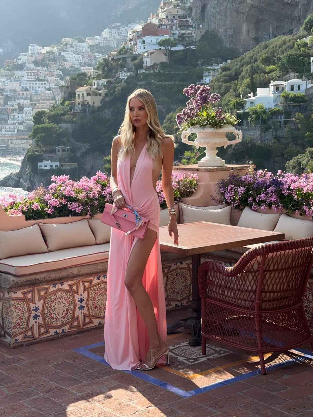 Women's Halter Backless Maxi Summer Dress