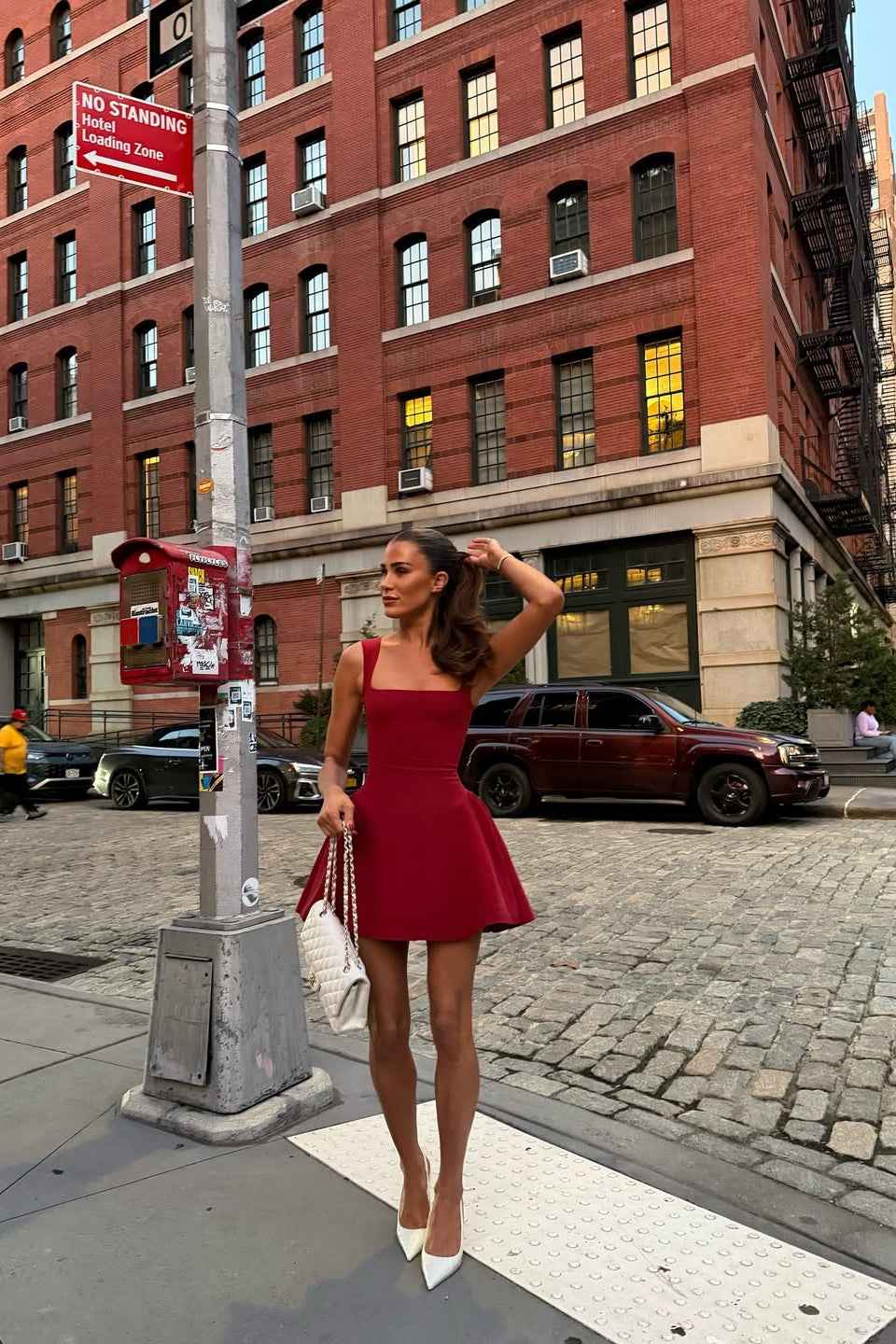 Women's Sleeveless Skater Mini Dress