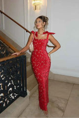 Women's Sleeveless Floral Maxi Party Dress