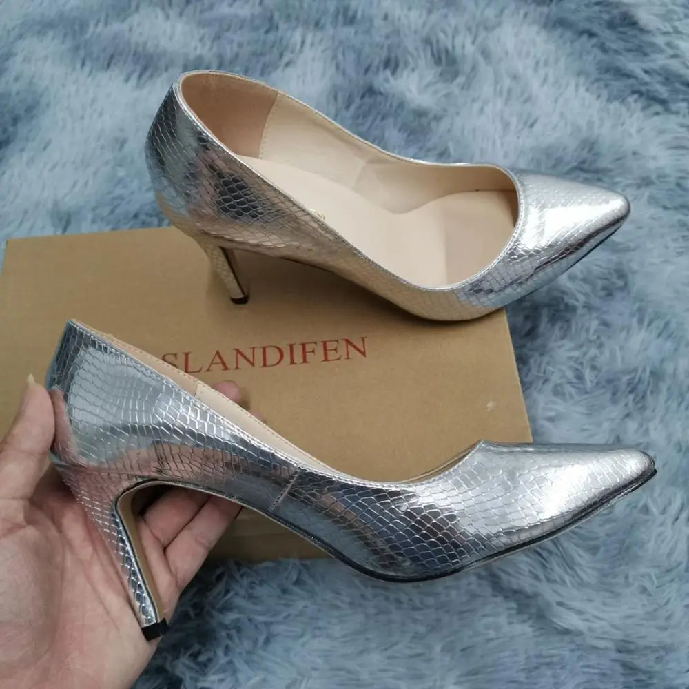 13 Style Classic Sexy Pointed Toe 9cm mid High Heels