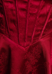 Heartstopper Strapless Mini Dress - Red