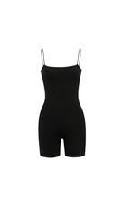 Dalia Black Mini Romper