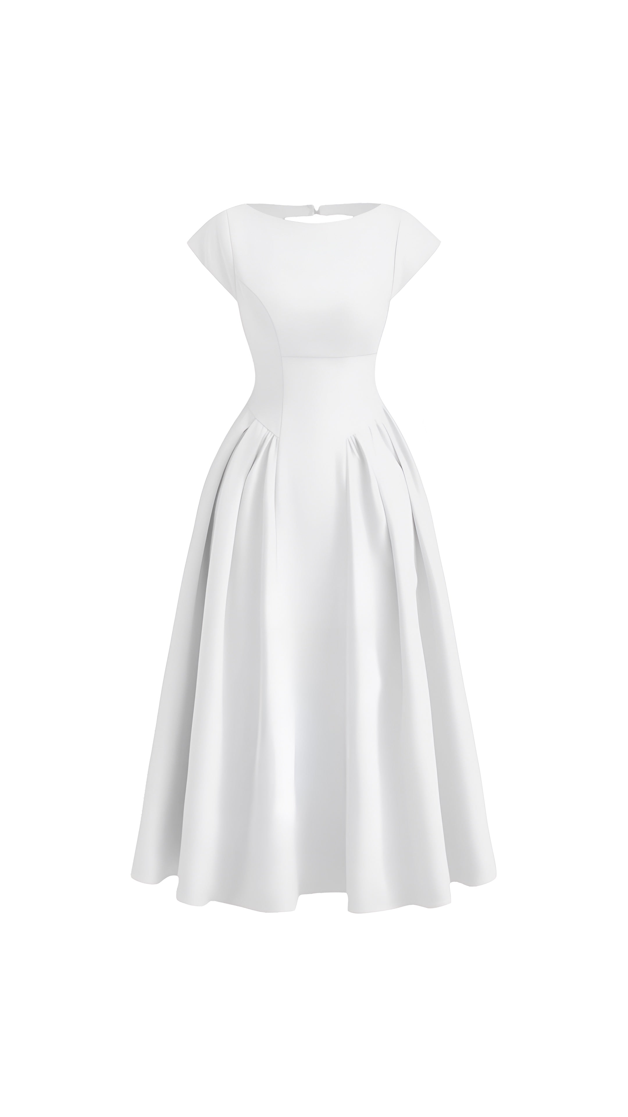 Arlene Classic Navy Midi Dress