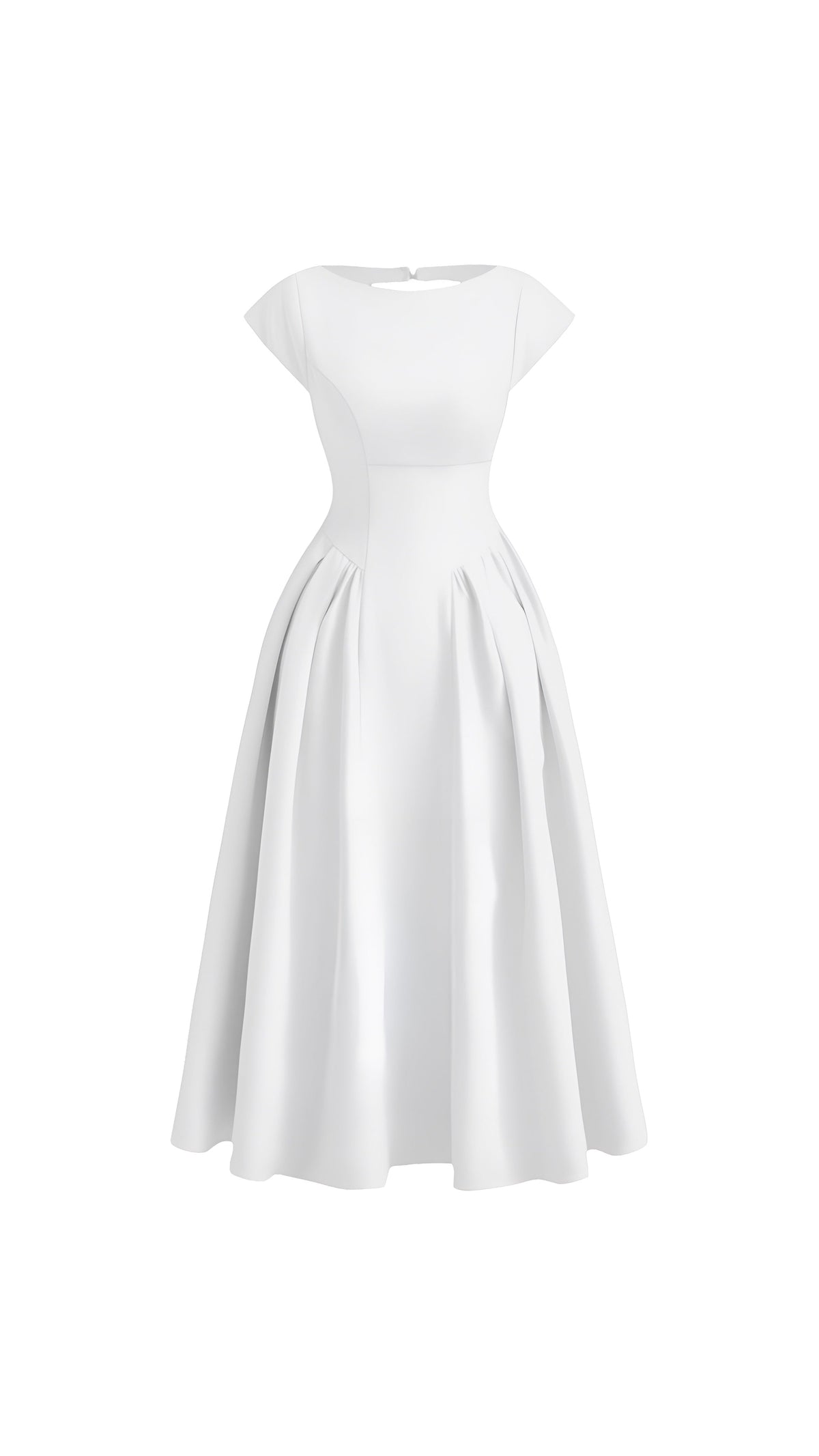 Arlene Classic Navy Midi Dress