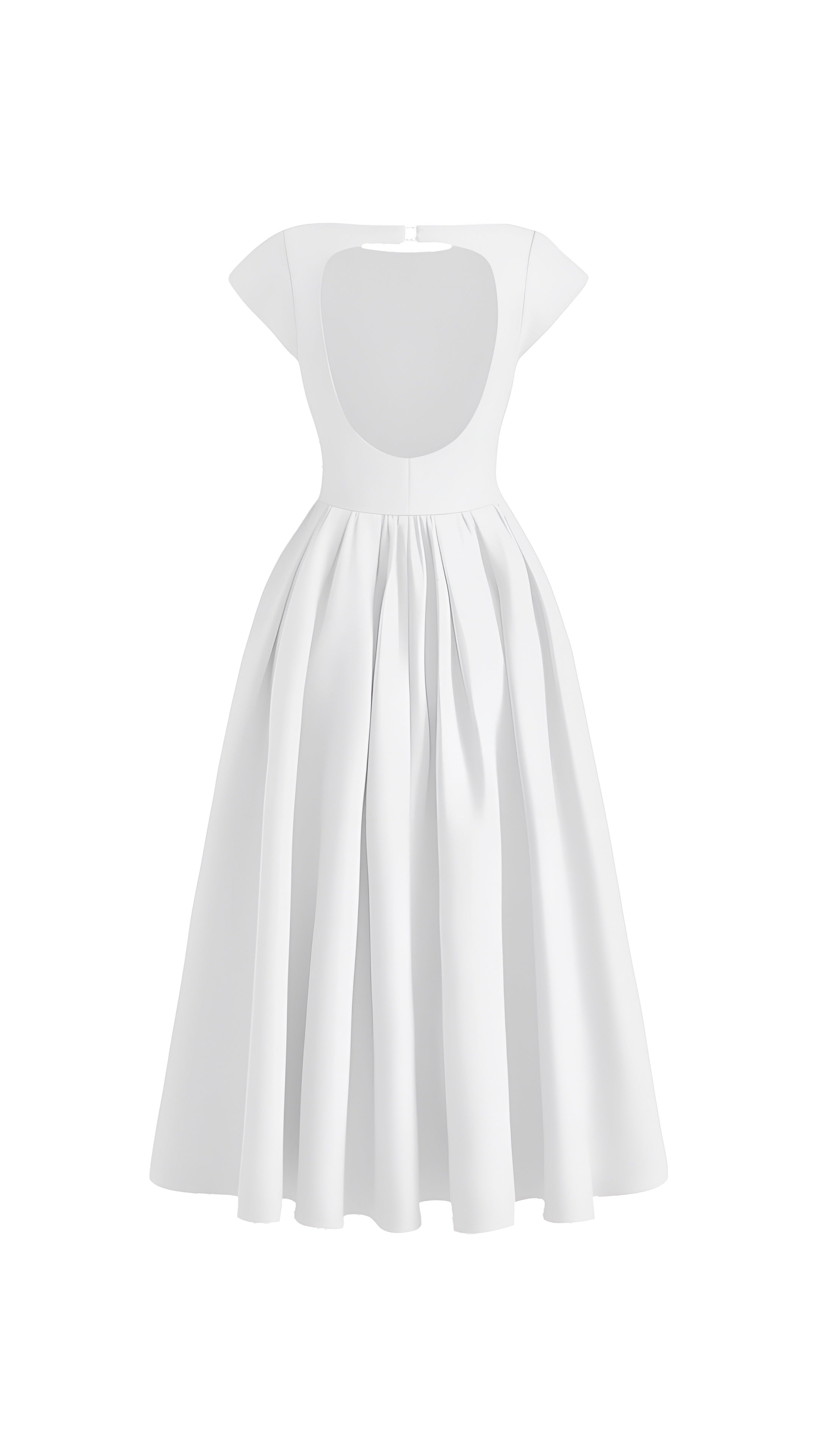 Arlene Classic Navy Midi Dress