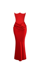 Scarlette Taupe Black Maxi Dress