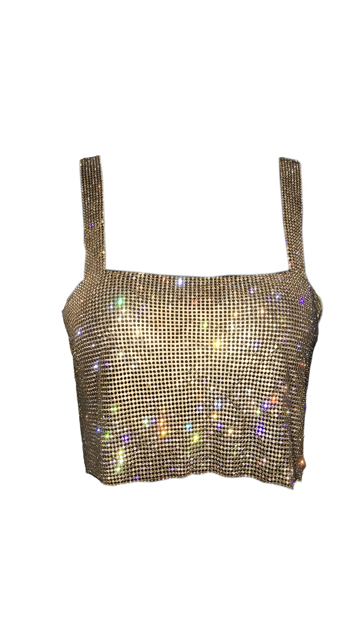 Abby Sequin Metallic Top