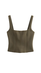 Camilla Olive Green Top