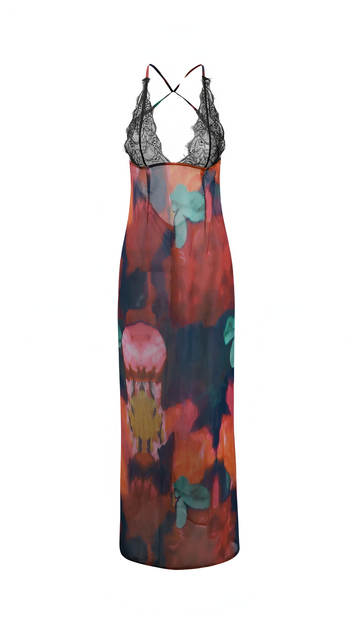 Celine Floral & Leopard Maxi Dress