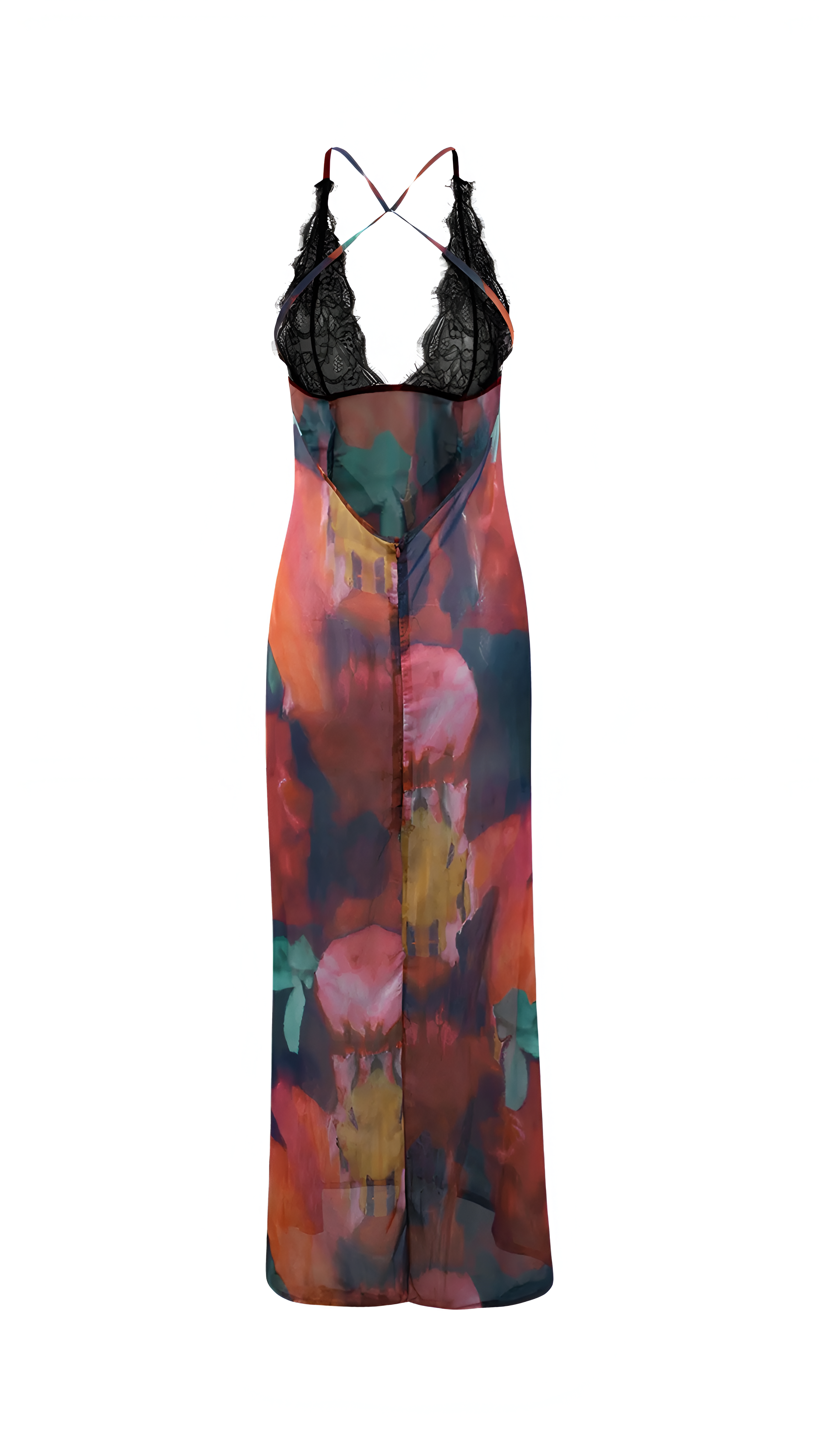 Celine Floral & Leopard Maxi Dress