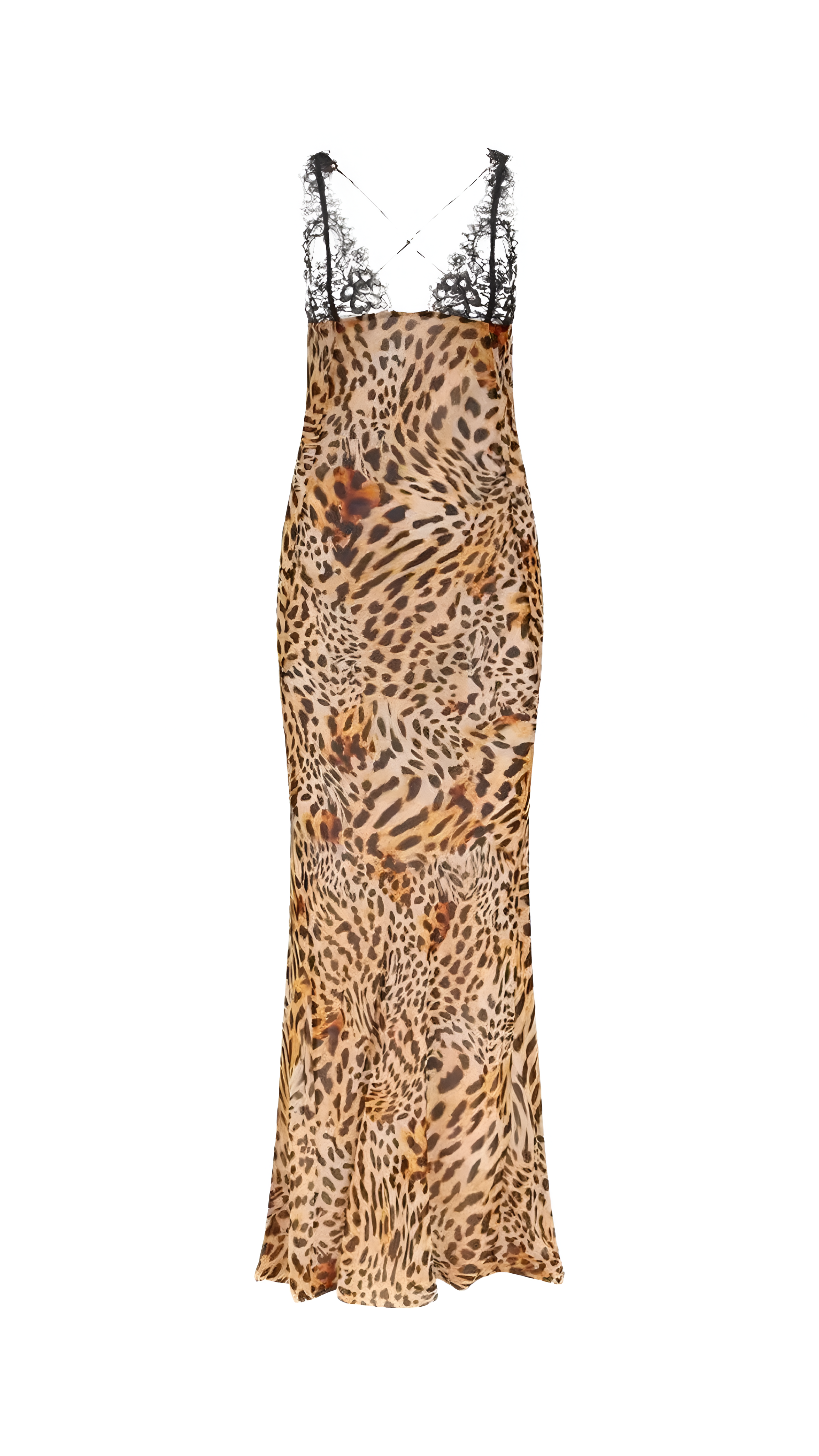 Celine Floral & Leopard Maxi Dress