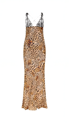 Celine Floral & Leopard Maxi Dress