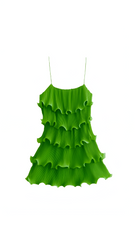Lucia Vibrant Green Mini Dress