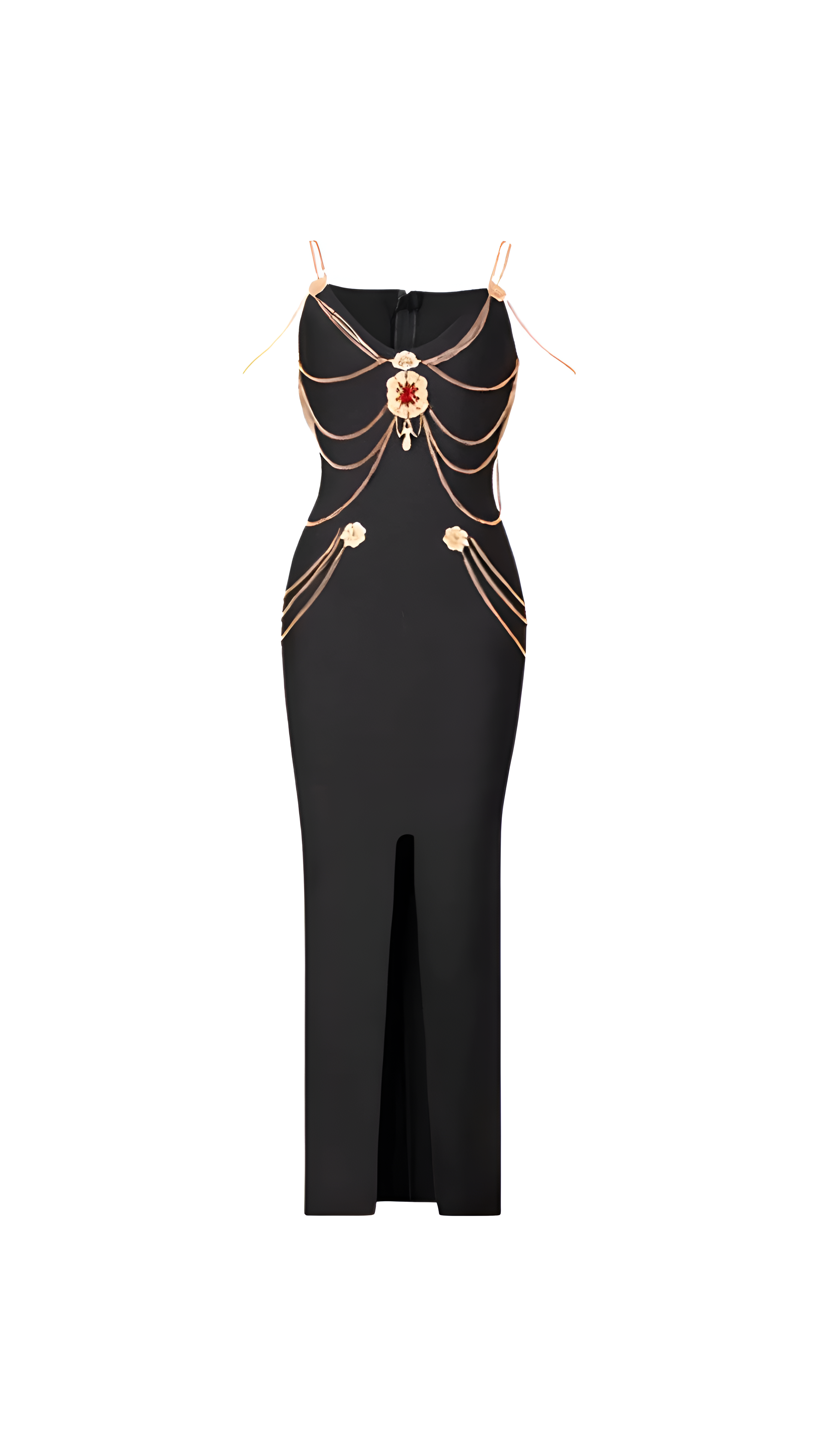 Dolce Black Gold Maxi Dress