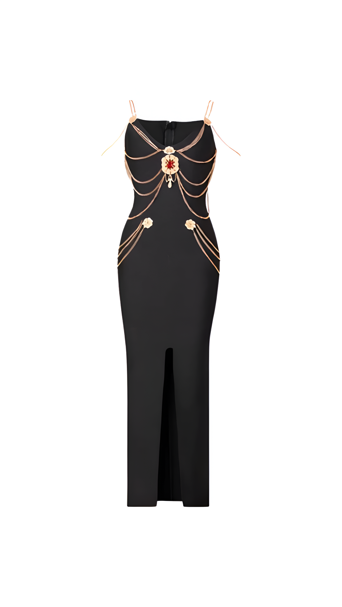 Dolce Black Gold Maxi Dress