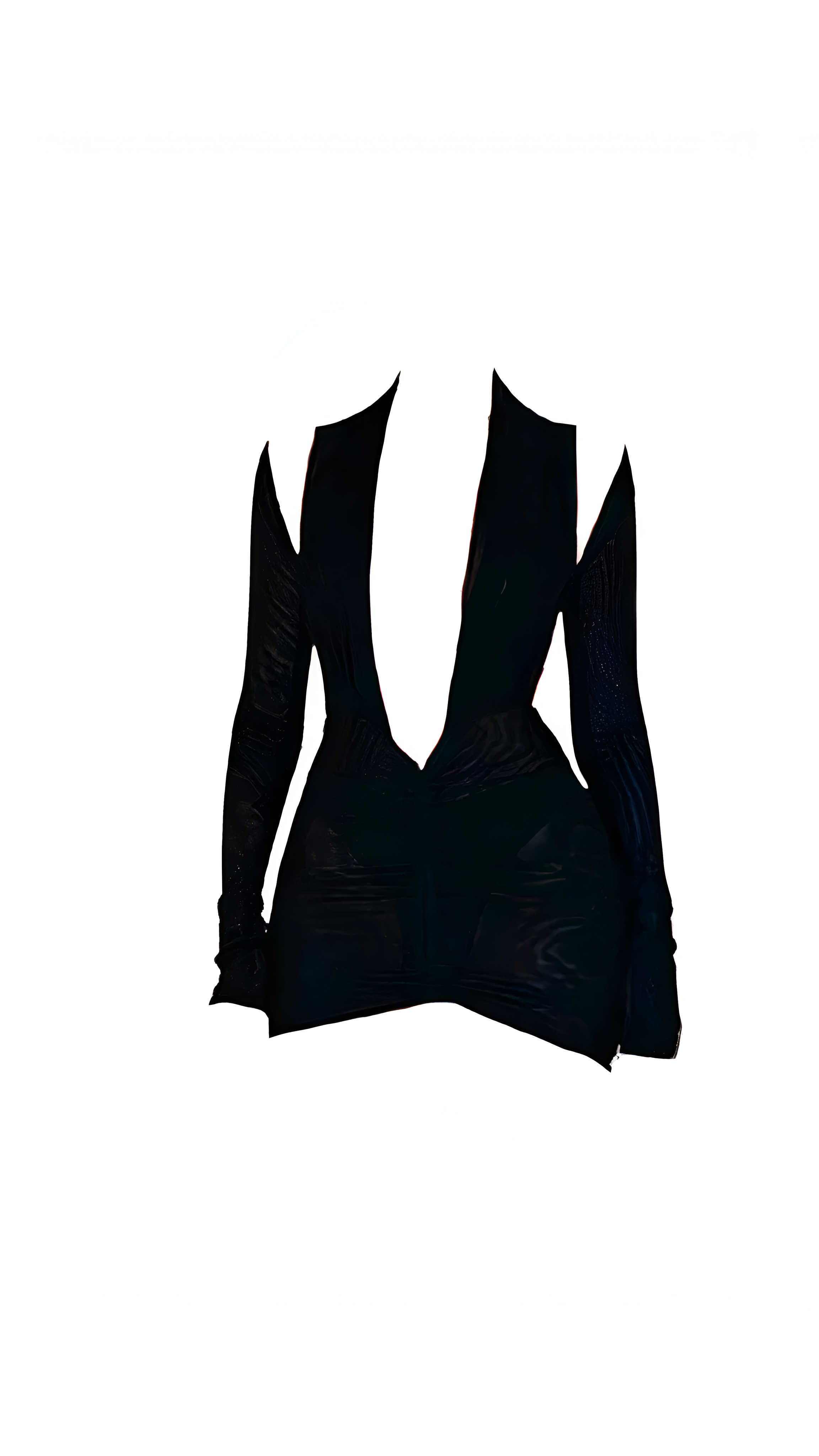 Bella Mesh Low-Cut Mini Dress
