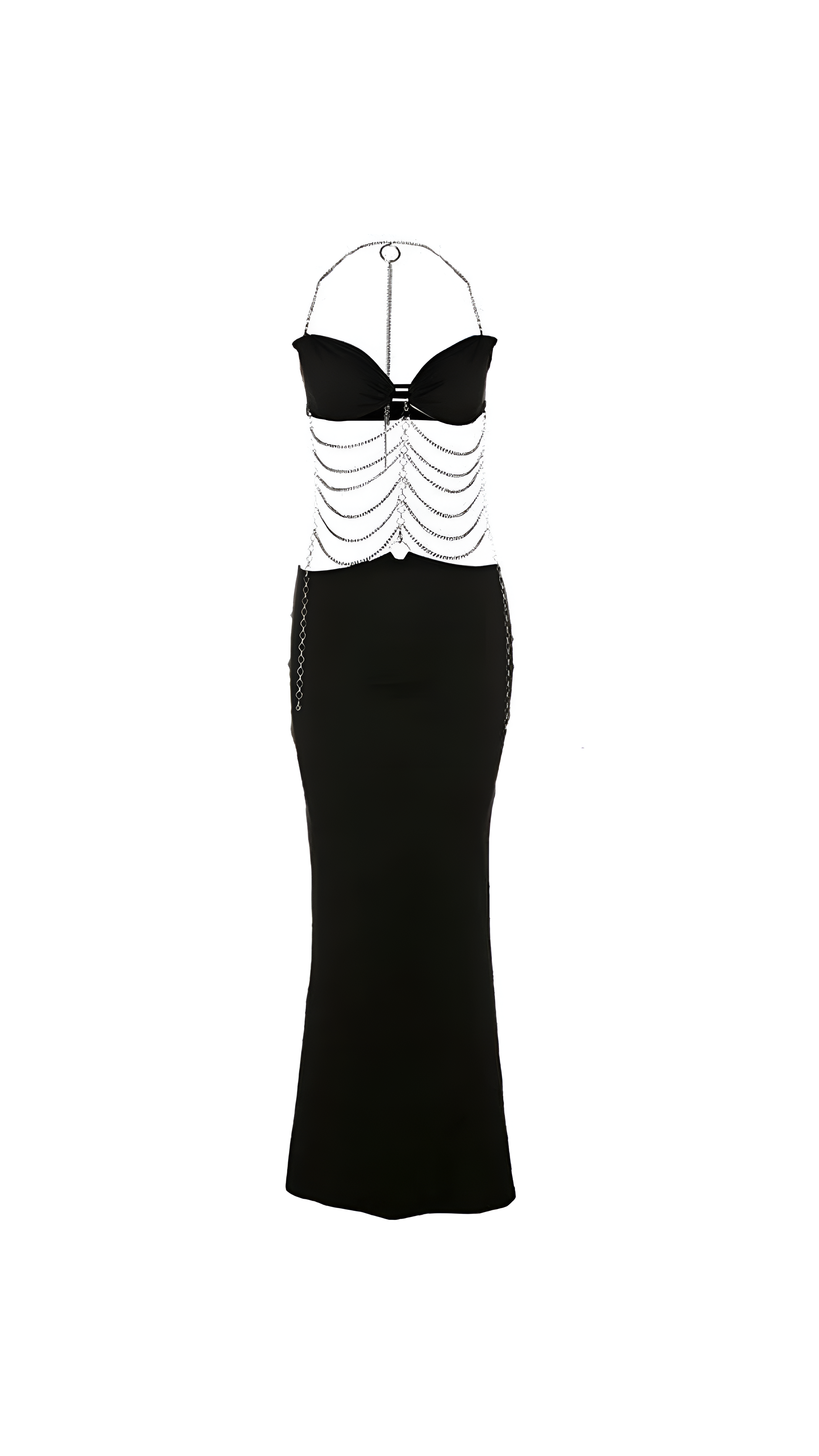 Amelie Chain-Detail Maxi Dress