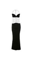 Amelie Chain-Detail Maxi Dress