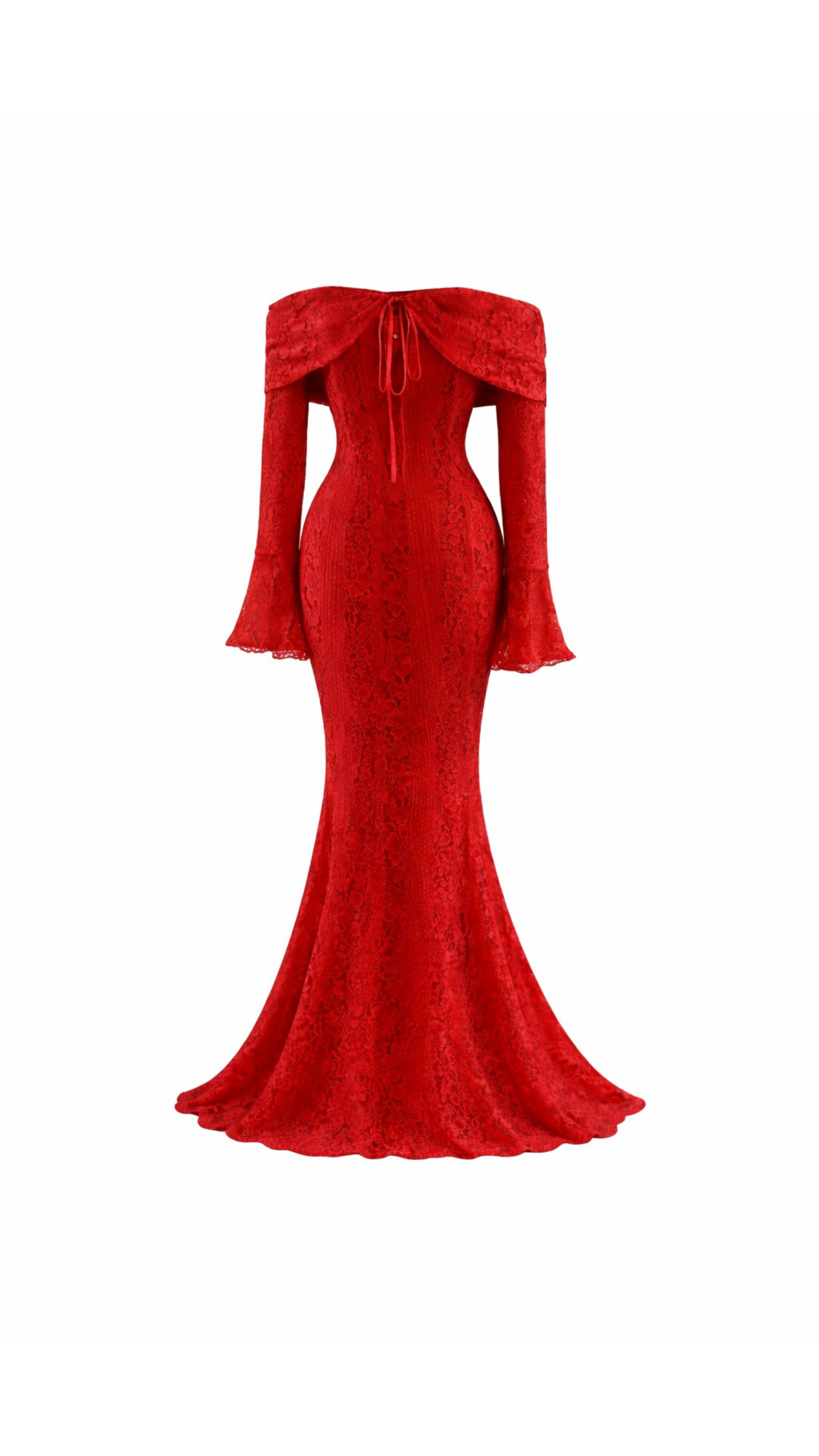 Leilani Lace Off-Shoulder Maxi Dress